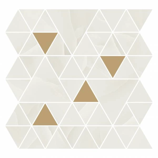 Mozaika lesklá Onyx White Mosaico Lucido 30x30 R
